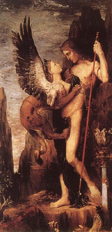 Gustave Moreau Ordipus and the Sphinx Norge oil painting art